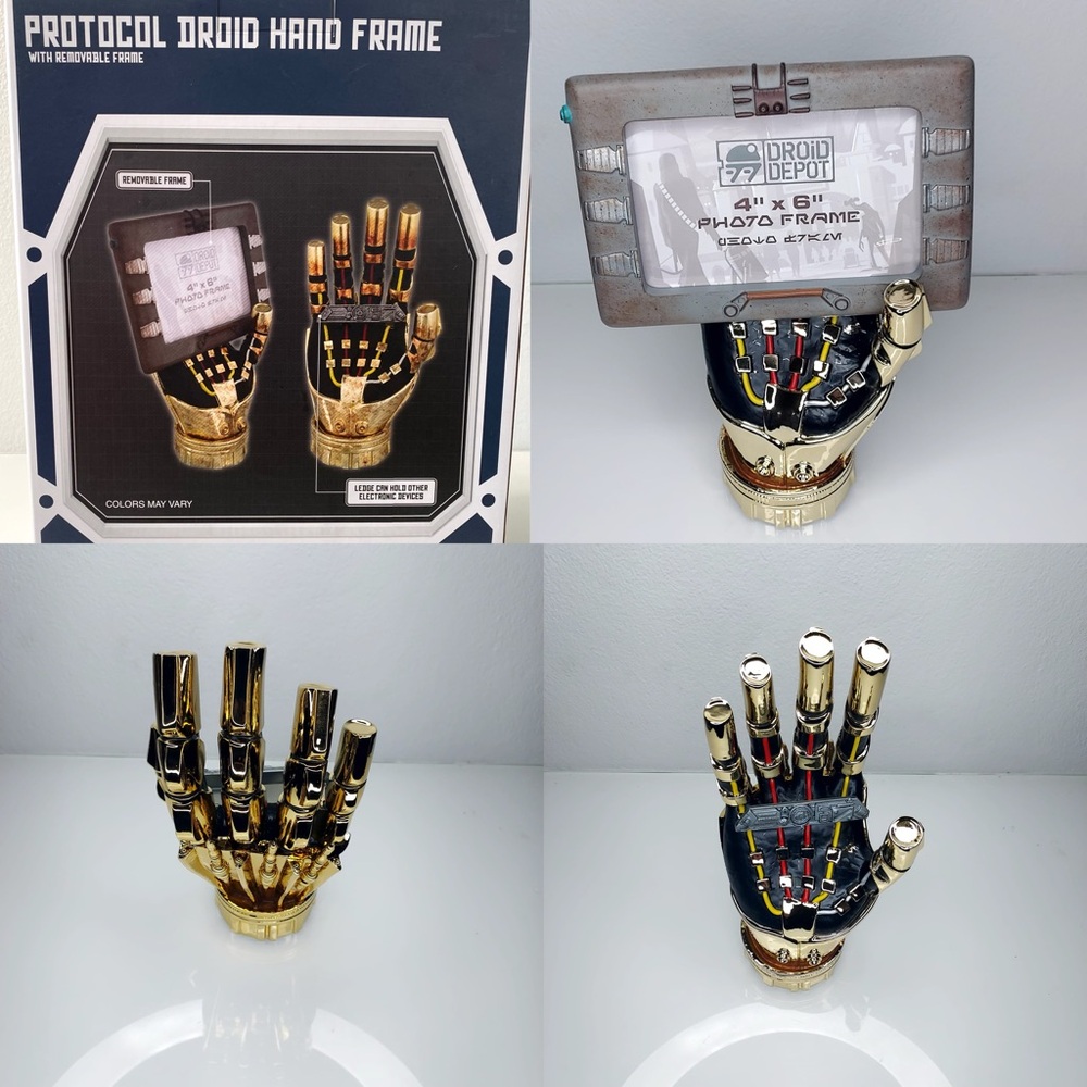 Disney Parks Star Wars Galaxy’s Edge Protocol Droid Hand Photo Frame Brand New